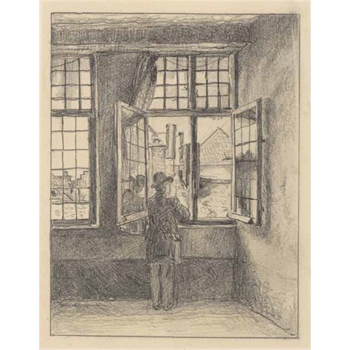 De man aan het venster, 1873